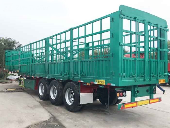 60ton 3 Eje Cerca Remolque de Carga