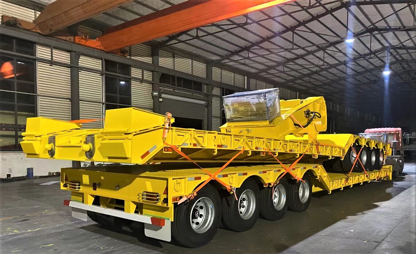 RGN 4 ejes Lowboy Trailer