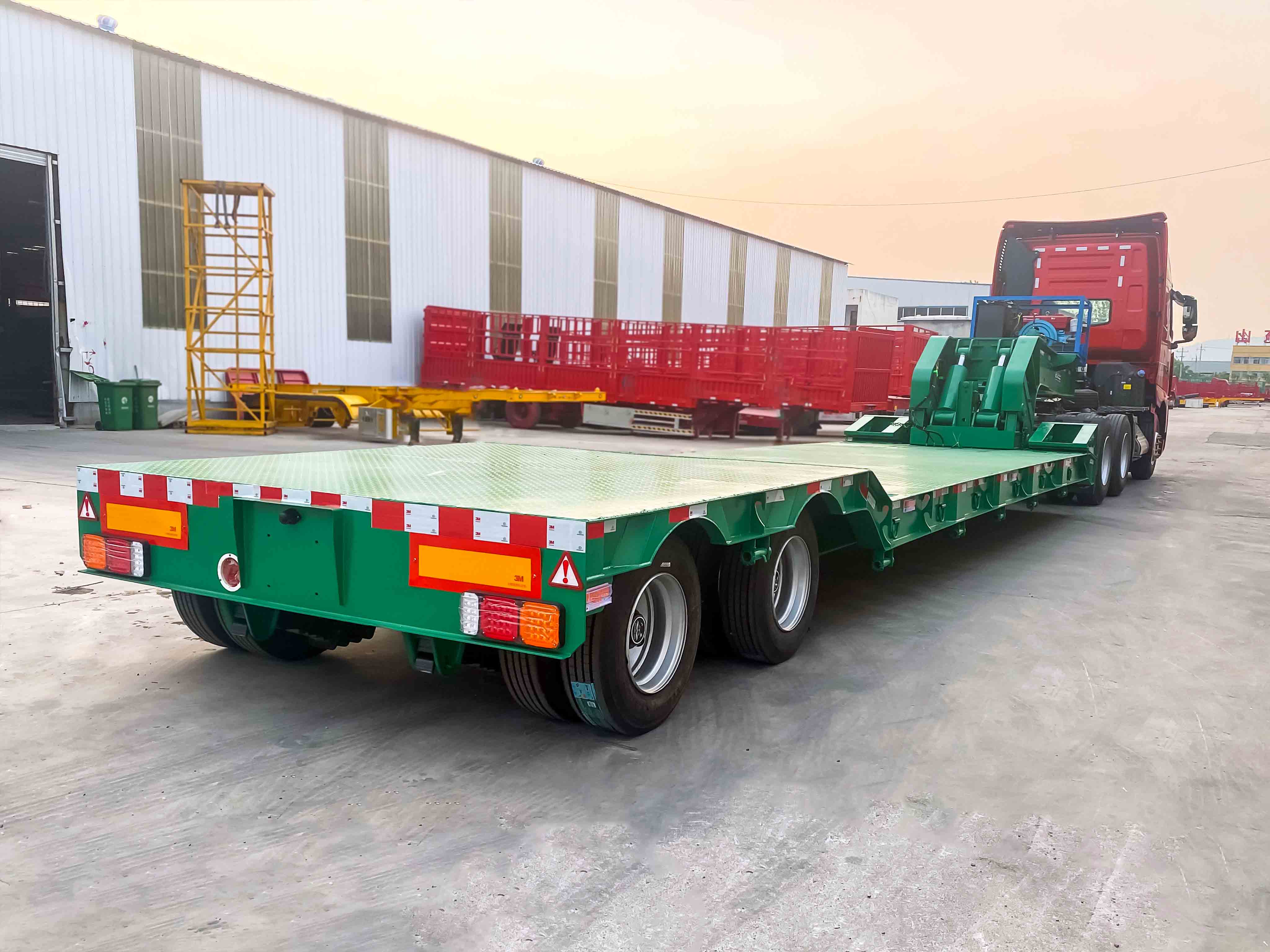 Remolque Lowboy RGN de 2 Ejes