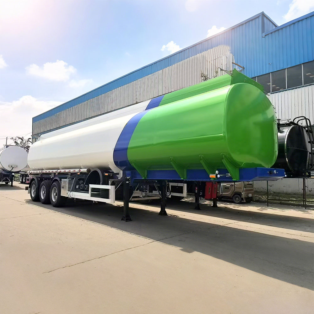 Semirremolque Cisterna de Combustible de Aluminio de 3 Ejes