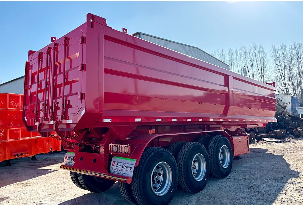 Semi remolque volquete de 35CBM