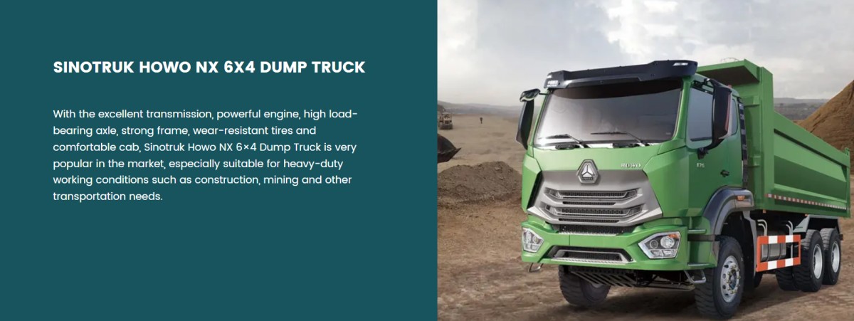 Sinotruk HOWO NX 371HP Dump Truck