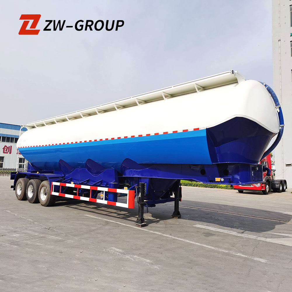 Semirremolque Cisterna de Transporte de Azúcar de Aleación de Aluminio