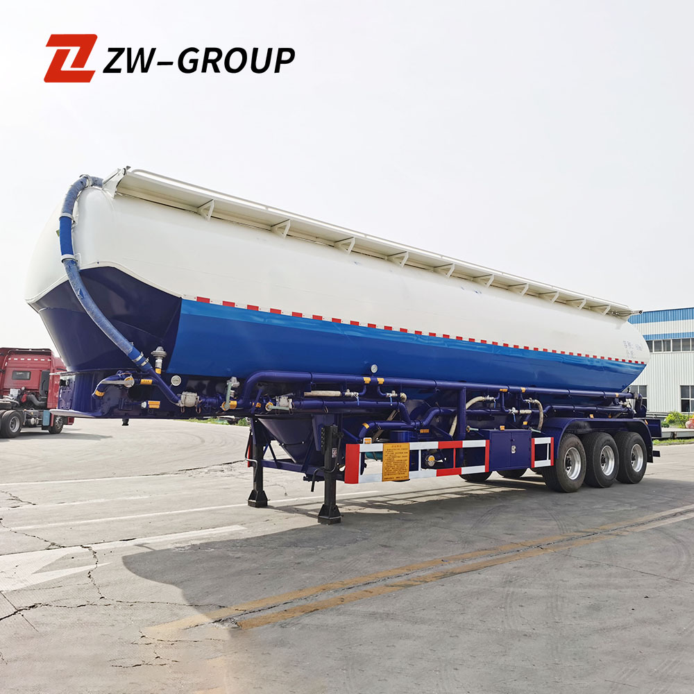 Semirremolque Cisterna de Transporte de Azúcar de Aleación de Aluminio