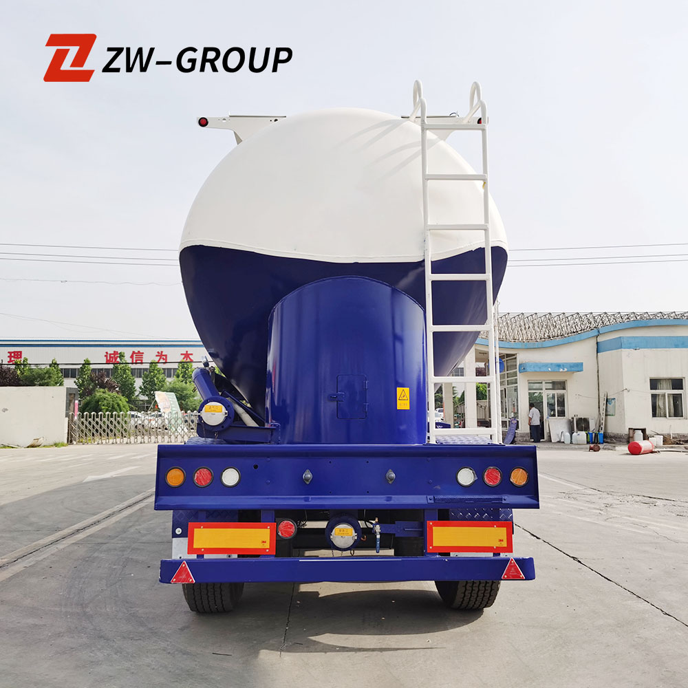 Semirremolque Cisterna de Transporte de Azúcar de Aleación de Aluminio