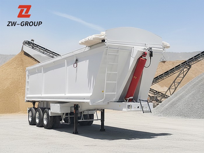 heavy duty 40cbm dump semi trailer for Sale in Australian