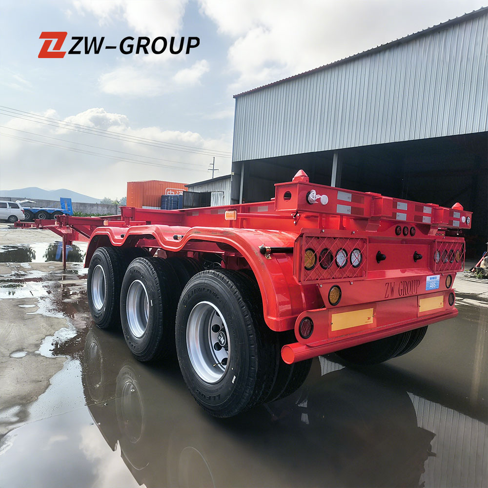 Semirreboque esqueleto de 40 pés