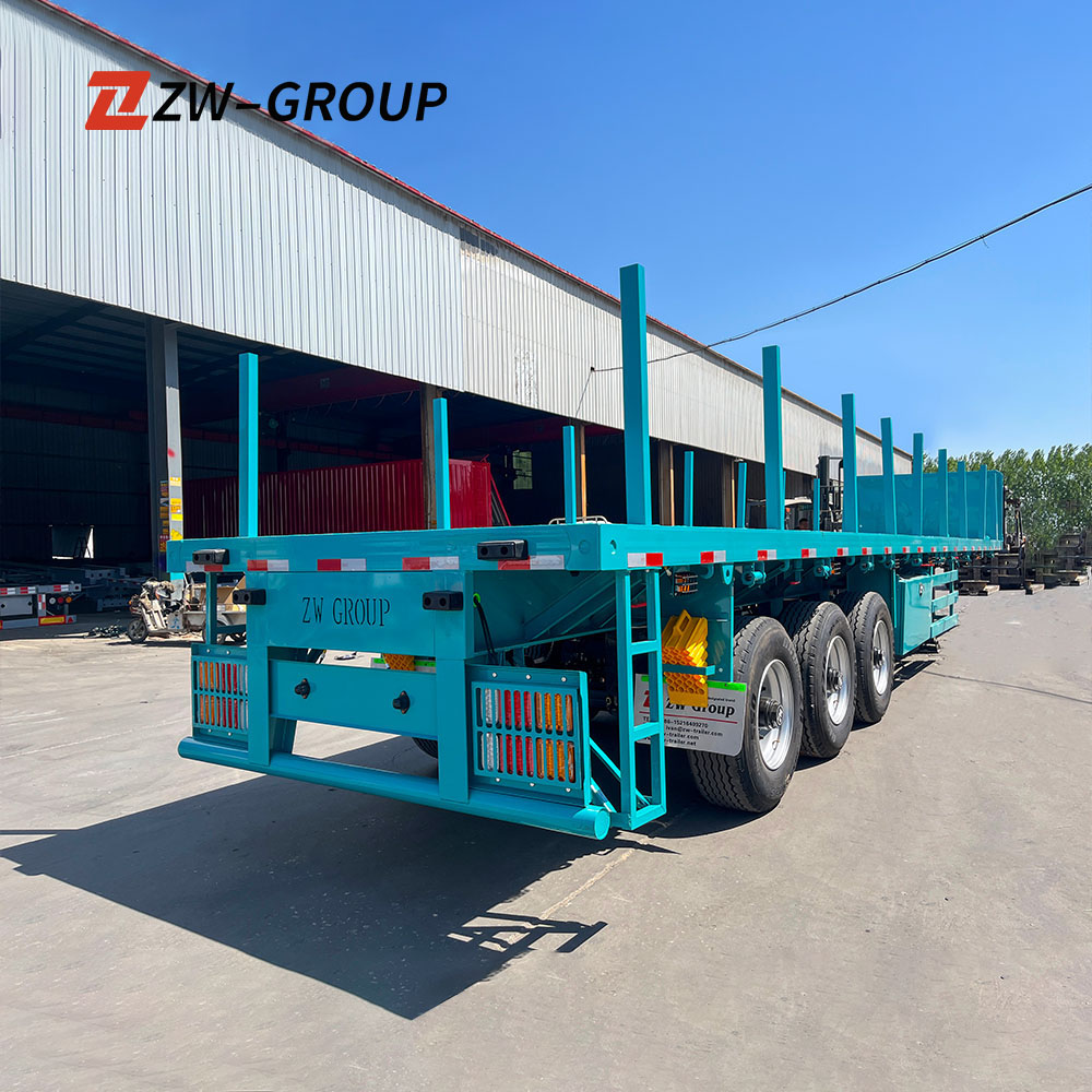 60ton 3 Axle Flatbed Trailer