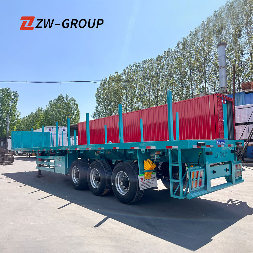 60ton 3 Axle Flatbed Trailer