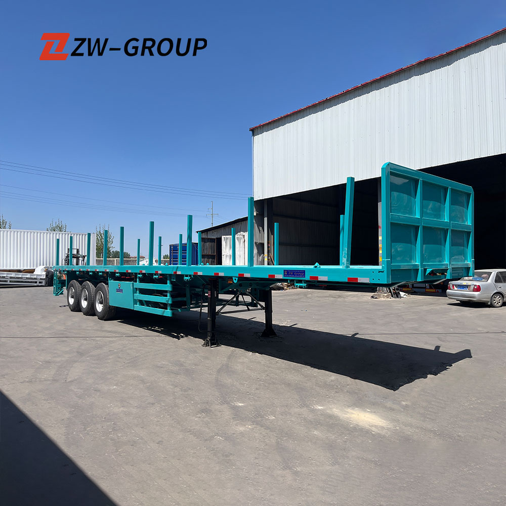 60ton 3 Axle Flatbed Trailer