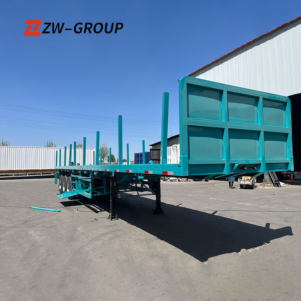 60ton 3 Axle Flatbed Trailer