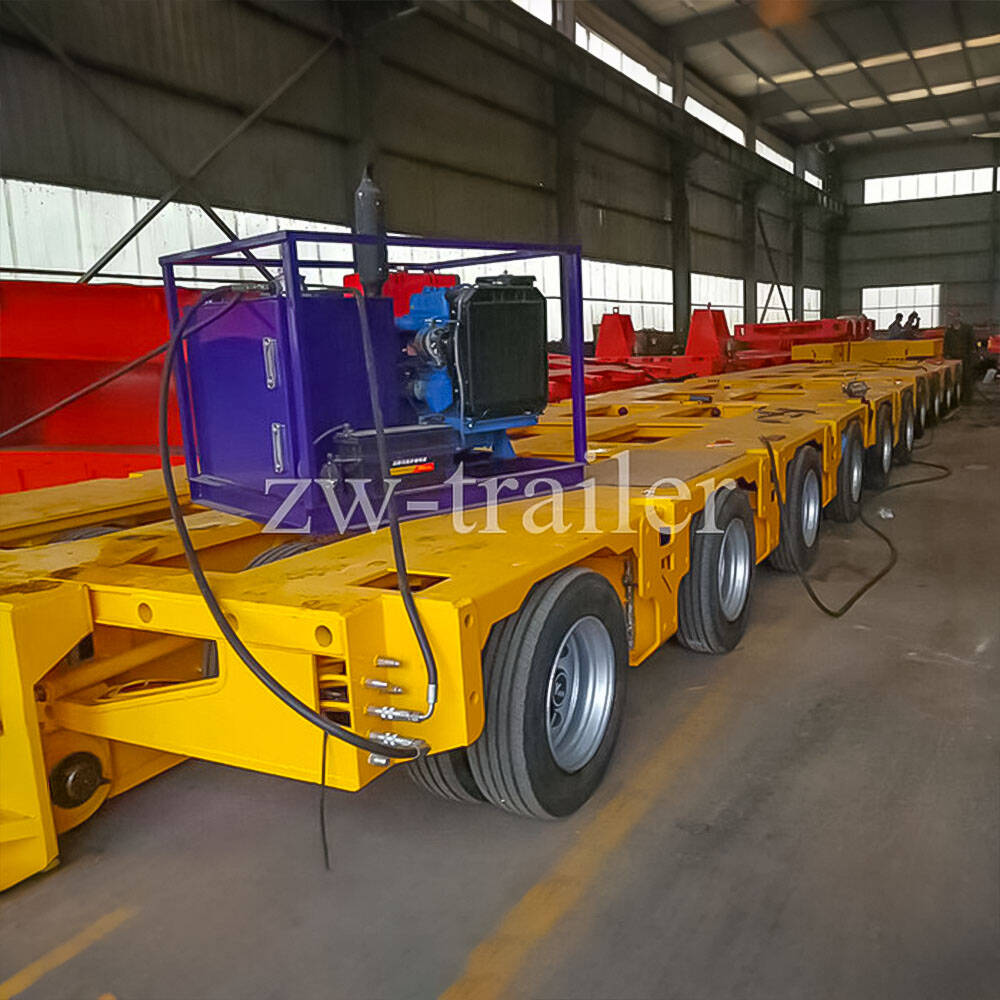 Reboque Transportador Modular Multi-eixo