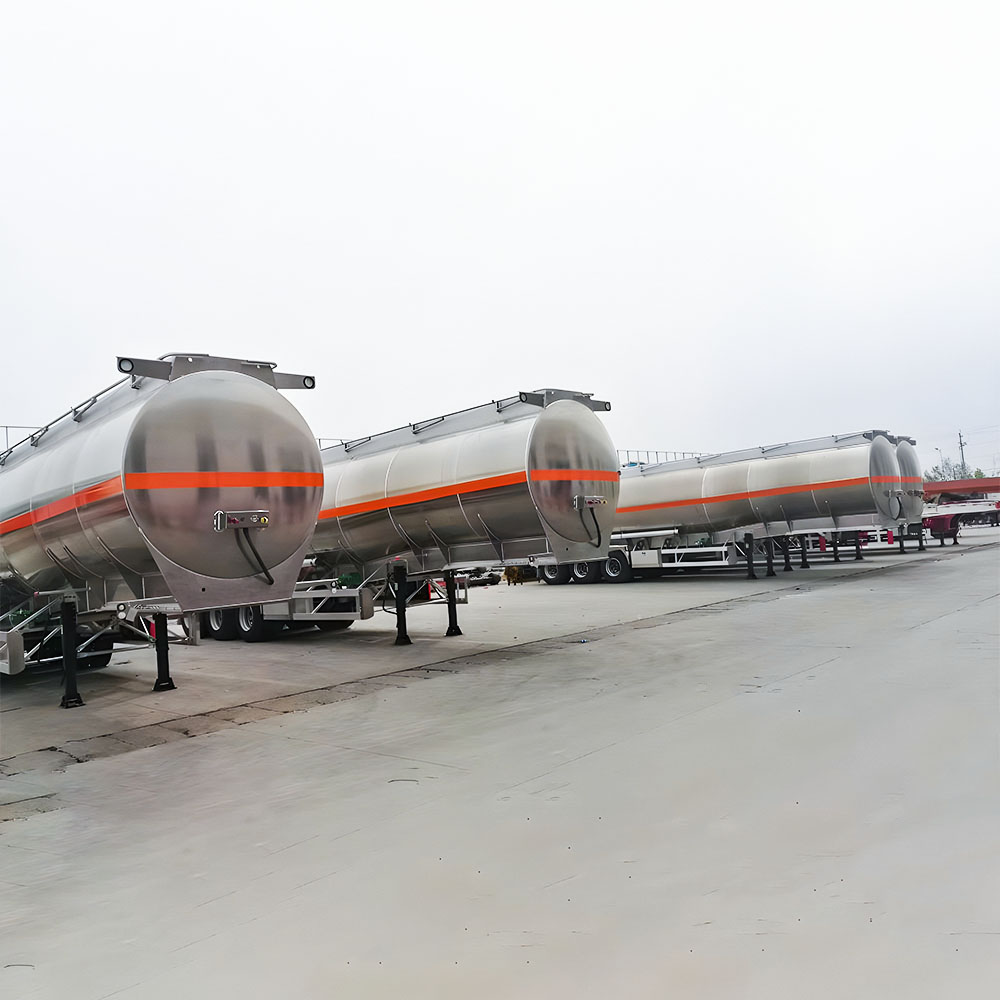 45000L Tanque de Combustível de Alumínio Reboque