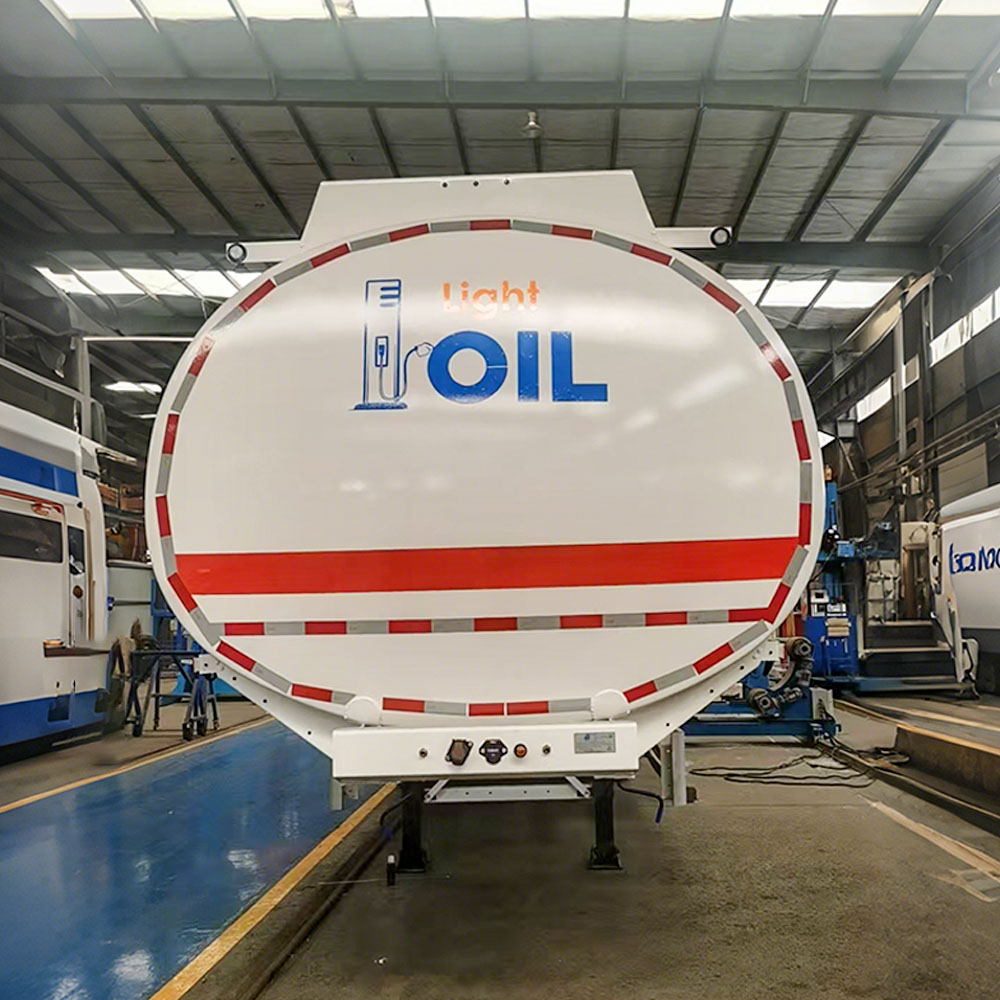 Semi-reboque Tanque de Combustível de Alumínio 3 Eixos 42000L