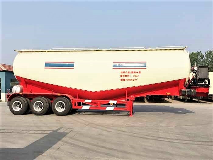 ZW Group Caminhão Tanque Semi-reboque para Transporte de Cimento a Granel