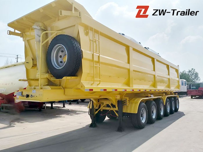6 Axle Dump Semi Trailer