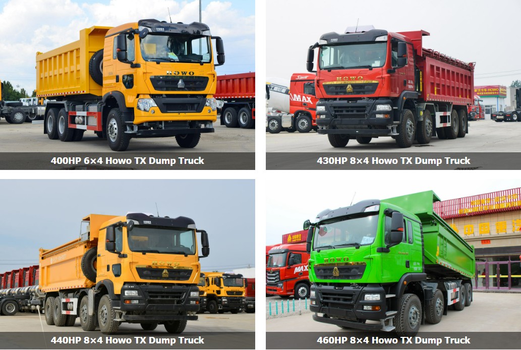 400HP Howo TX 6X4 Dump Truck