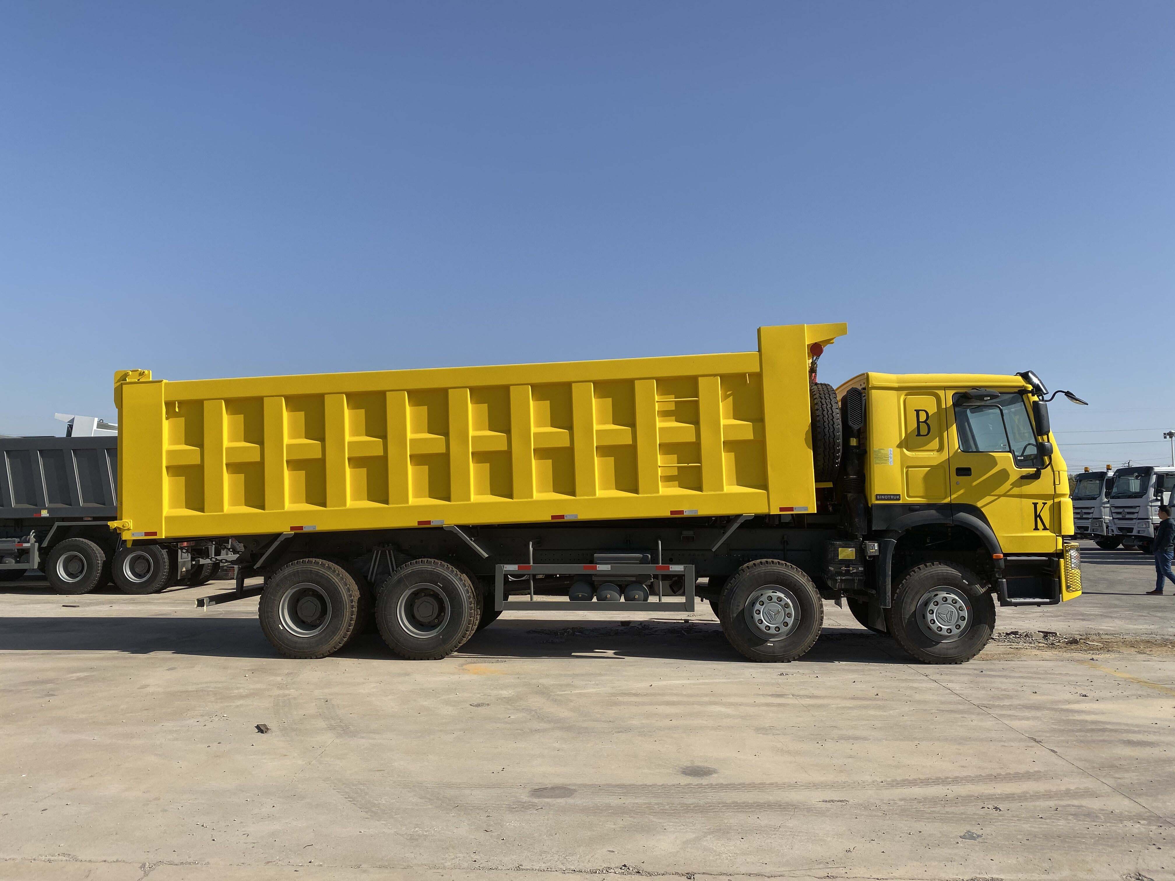 Howo 371hp 8x4 Caminhão Basculante