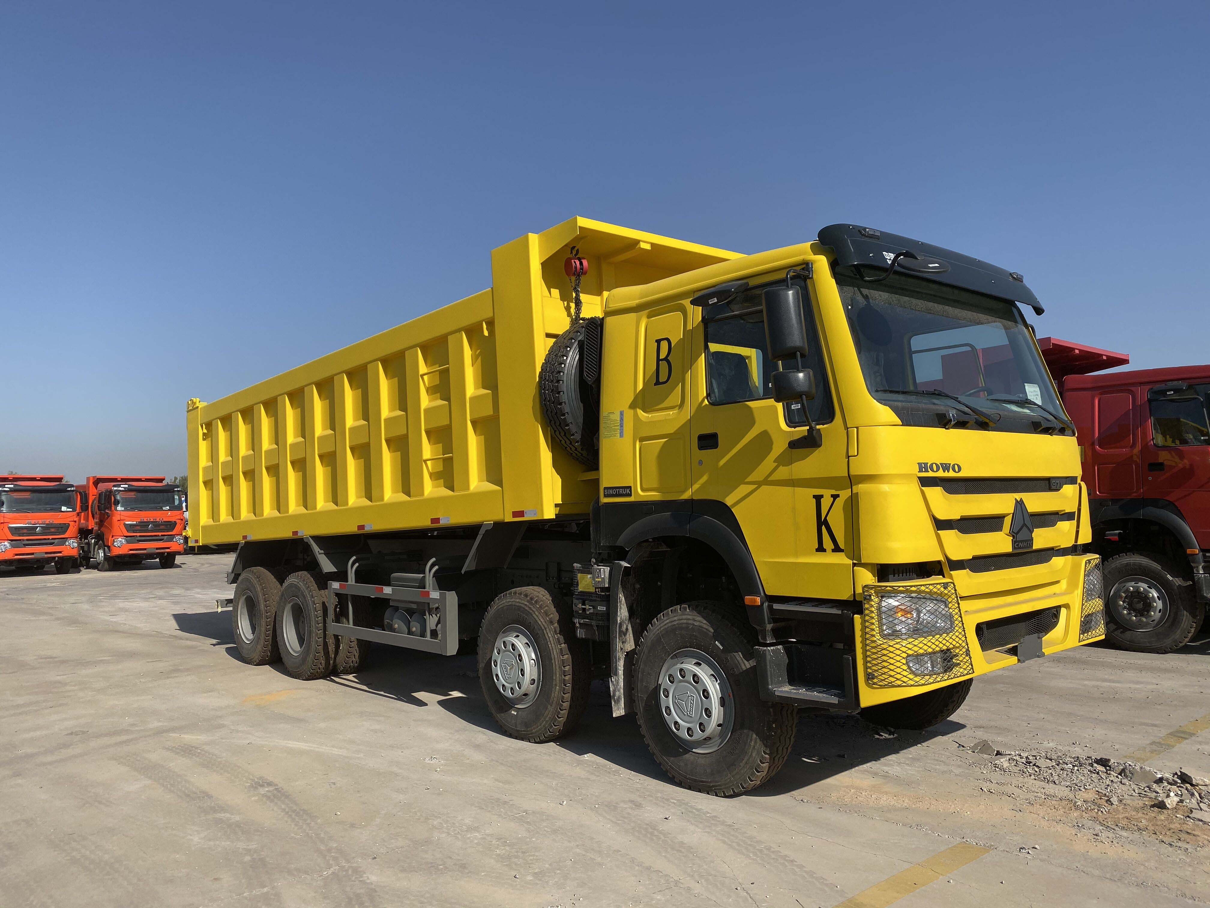 Howo 371hp 8x4 Caminhão Basculante