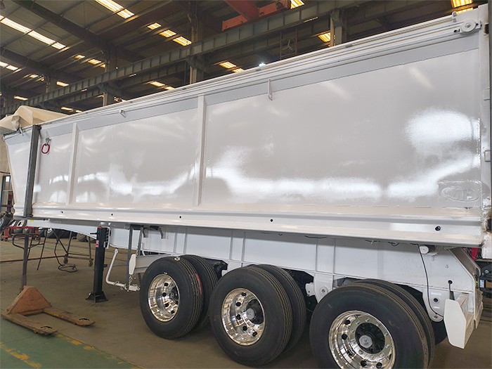 heavy duty 40cbm dump semi trailer for Sale in Australian