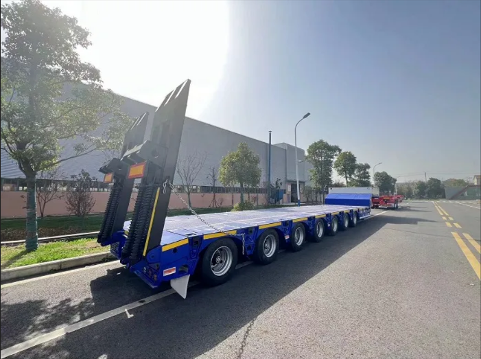 مقطورة منخفضة قابلة للتمديد