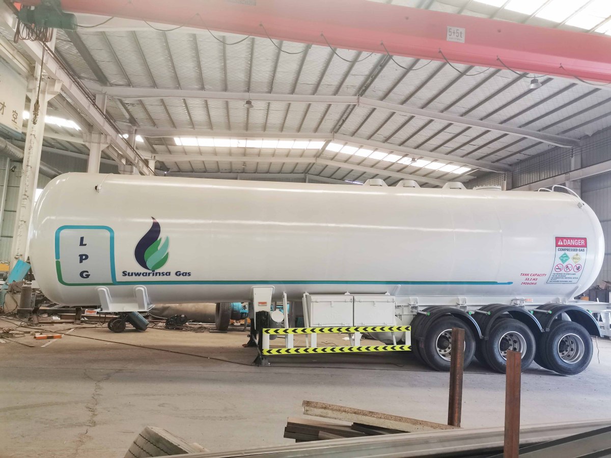 3-Axle 53.2m³ LPG Tanker Semi Trailer