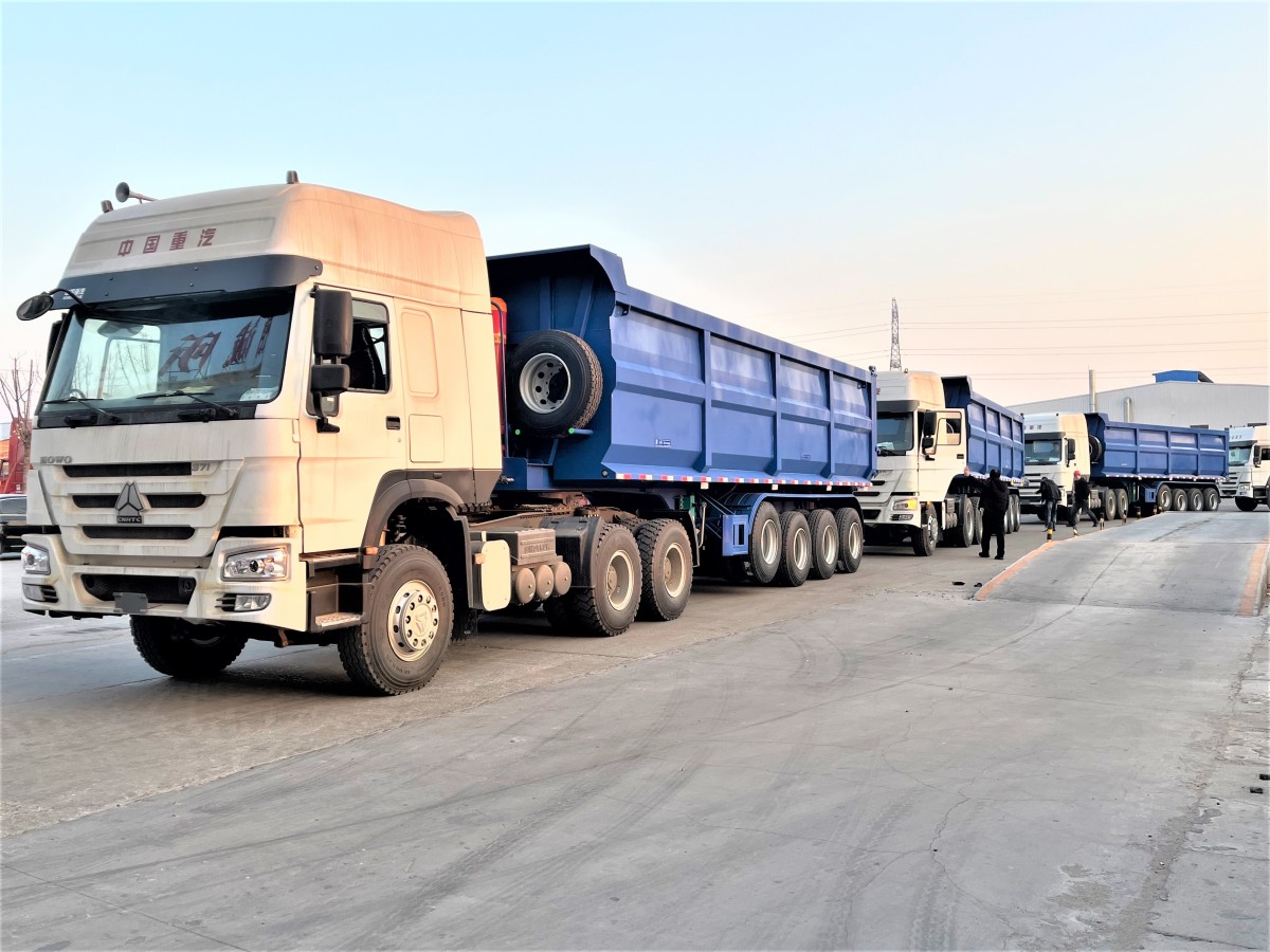 4 Axle 40 Cubic Tipper Semi Trailer