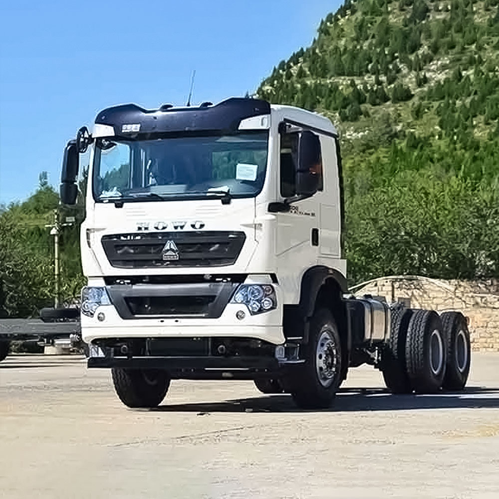 شاحنة SINOTRUK Howo TX 6x4 ذات هيكل بقوة 400 حصان