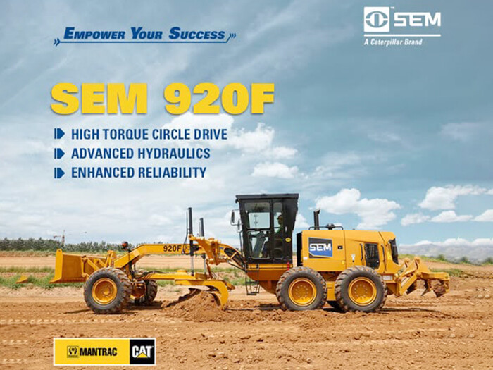 New SEM 920F Motor Grader