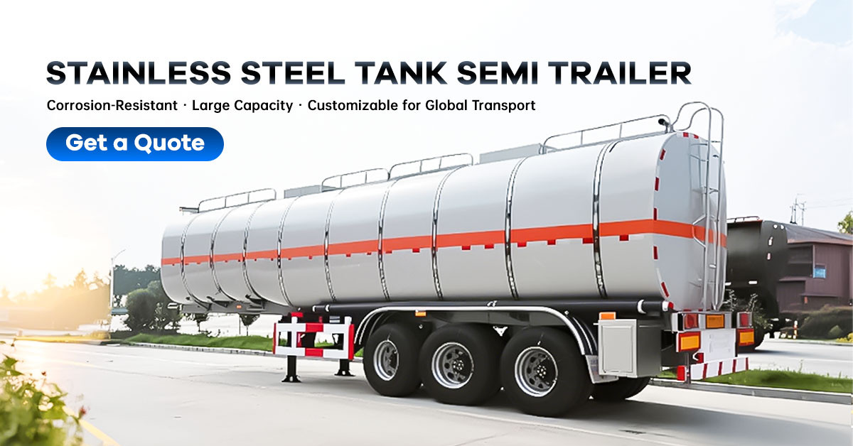 Stainless Steel Tank Semi-Trailer