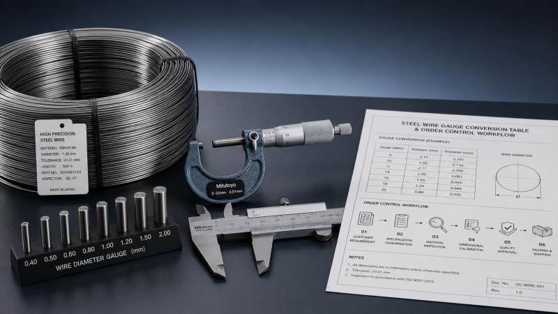 Steel Wire Gauge Conversion Explained: Avoid Sizing Errors in Ordering and Production