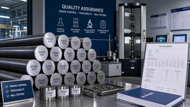 How to Compare a Steel Rod Manufacturer by Grade Control and Mill Testing