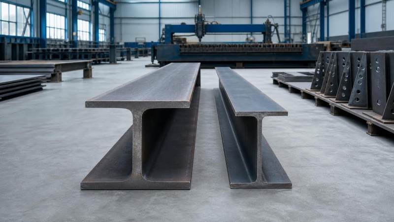 h beam and i beam differences that affect fabrication work