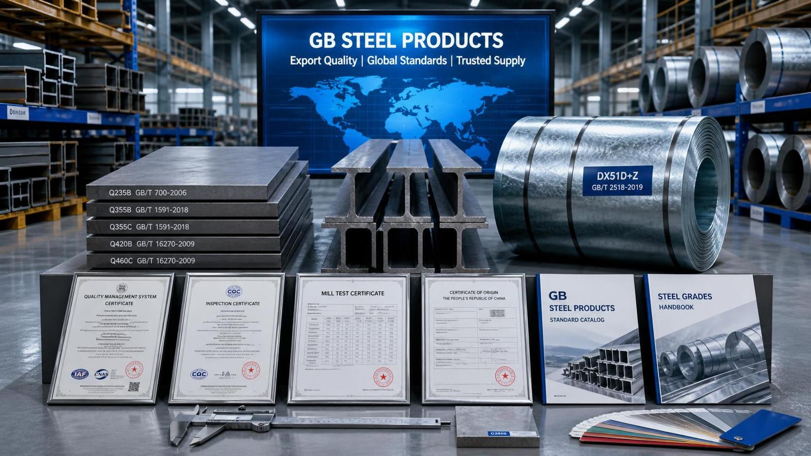 What the main GB steel grades mean in export procurement