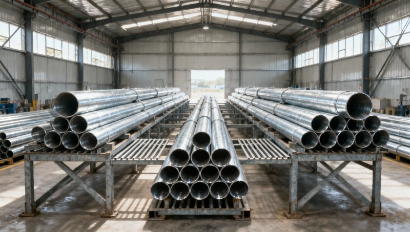 How to prevent white rust on hot-dipped galvanized pipe in storage