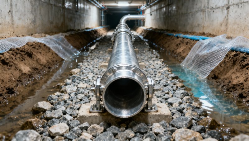 How hot dipped galvanized pipe performs in wet utility trenches