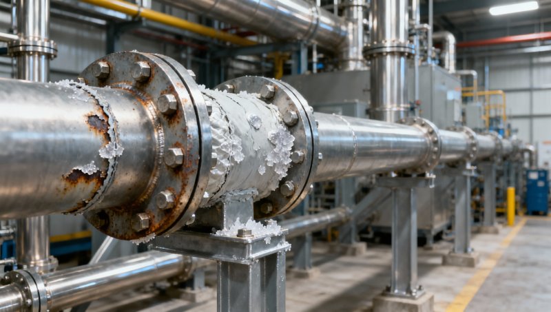 What causes corrosion-resistant pipes to fail in chloride environments?