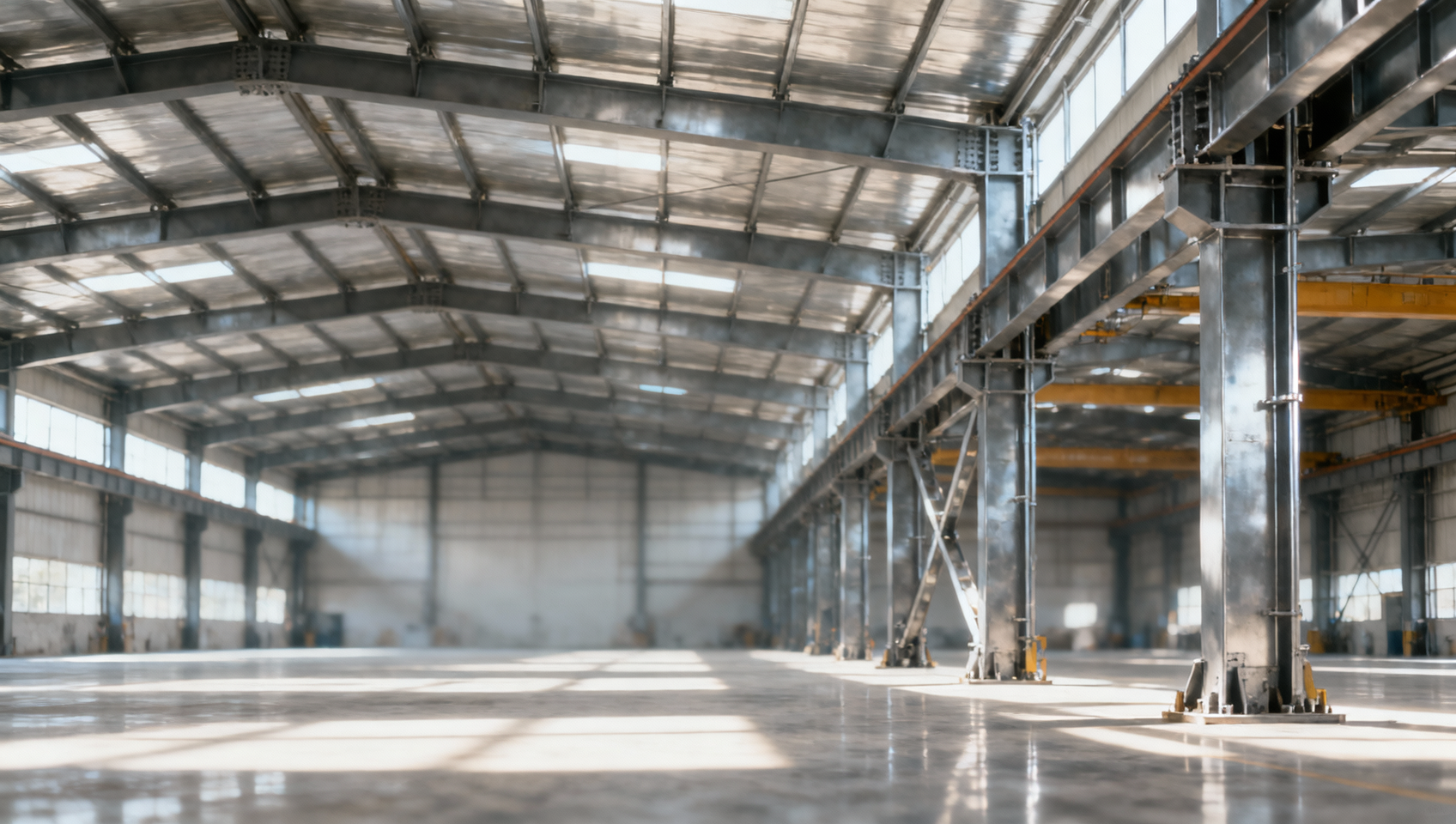 How do Steel Beams perform over long spans?