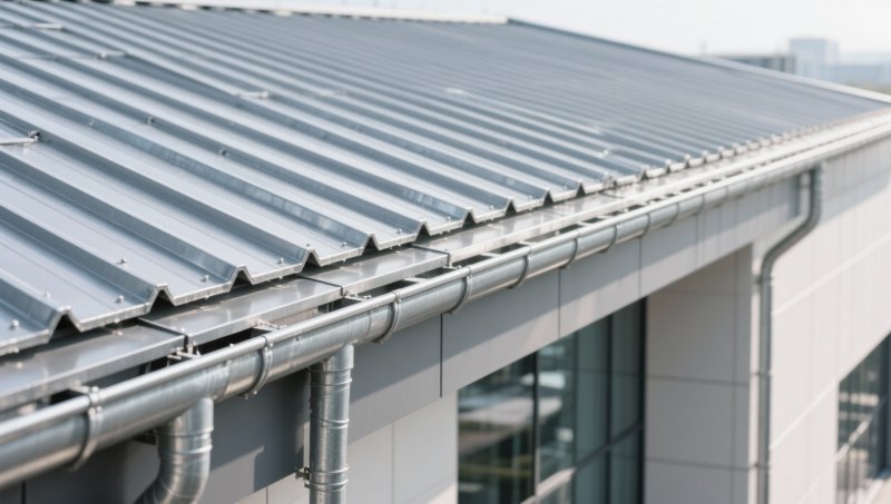 What gauge of galv sheeting works for low-slope roofing?