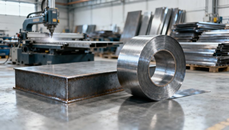 How does carbon plate steel differ from thinner sheet products?