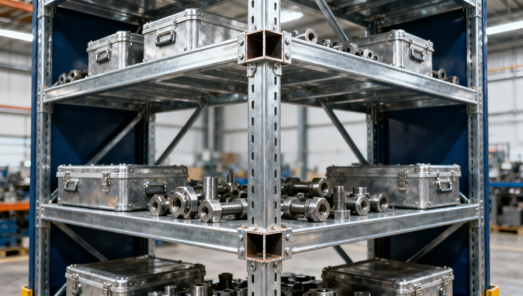 How much load can a steel shelf angle safely support?