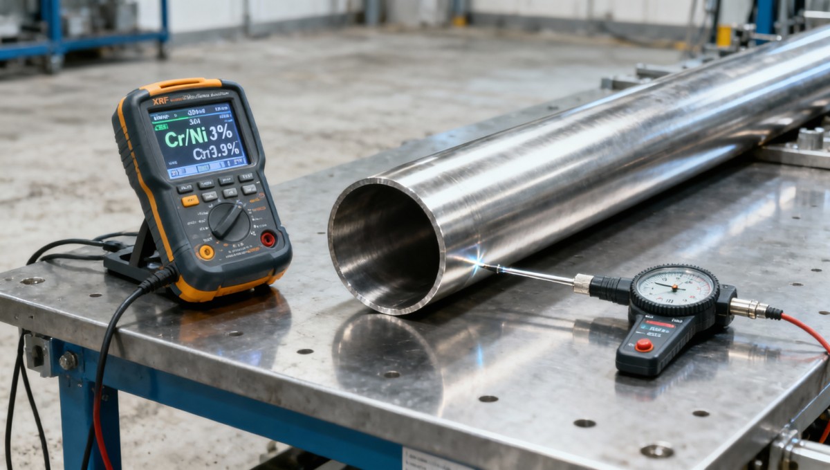 Cómo identificar tuberías falsificadas de acero inoxidable 304 mediante XRF portátil y pruebas de permeabilidad magnética
