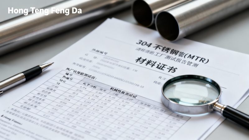 How to verify 304 pipe material certificates and mill test reports before procurement