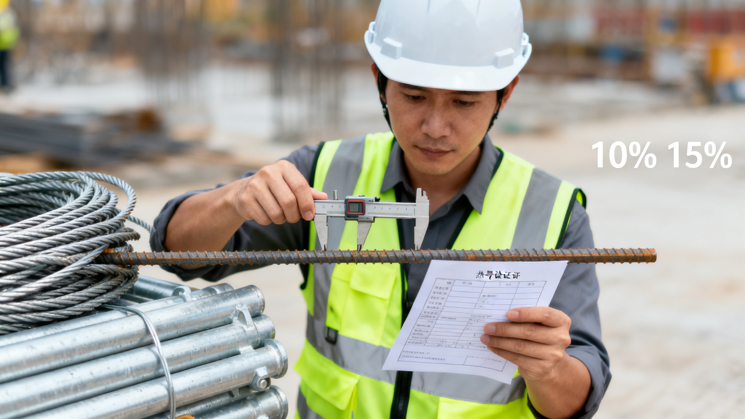 Rebar Testing Sticker Rebar Inspection Checklist