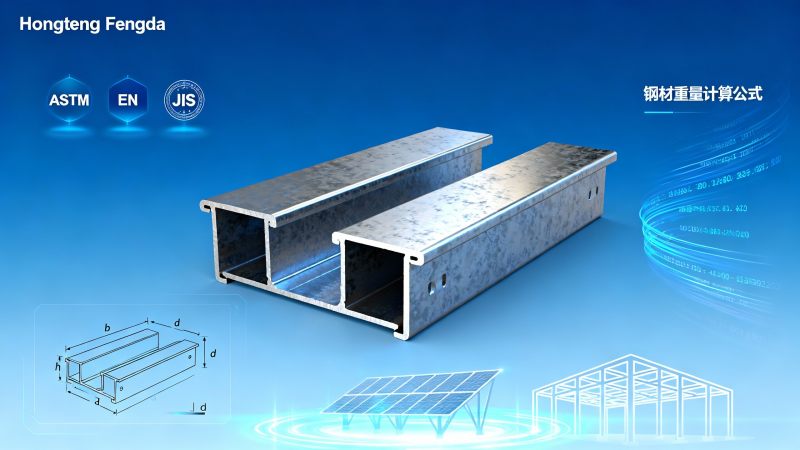 Channel steel dimensions and size chart