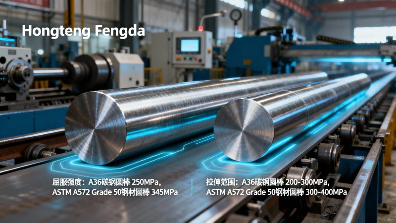 A36 Carbon Steel Round Bar specifications vs. ASTM A572 Grade 50: Which is better for your structural project?