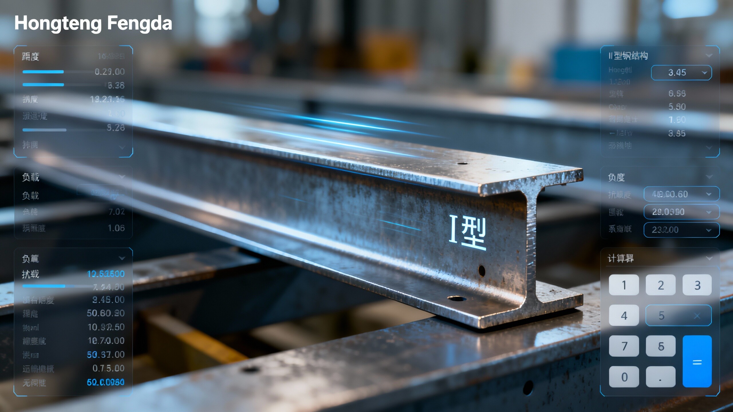 I Beam Weight Calculator for Steel Structures: Input Your Span, Load & Deflection Limit → Get Optimal Section