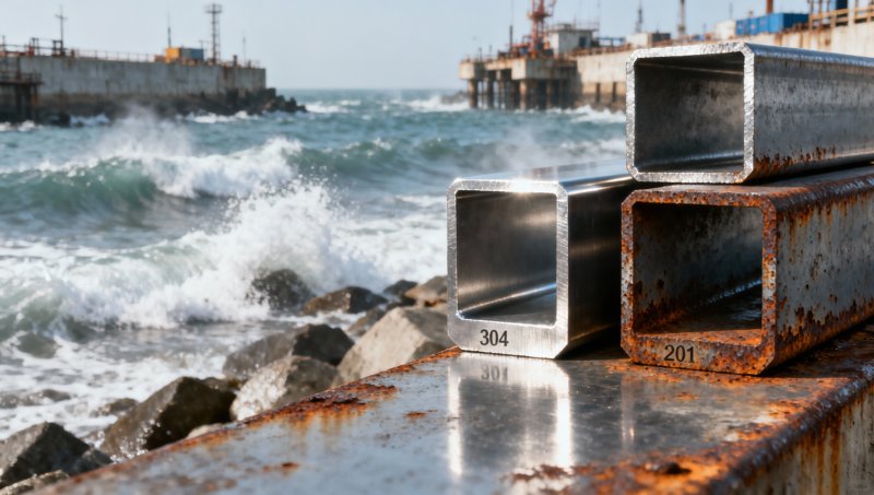 201 vs 304 Stainless Steel Cost Comparison: When Does the Extra 30% Upfront Save You Maintenance in Coastal Projects?