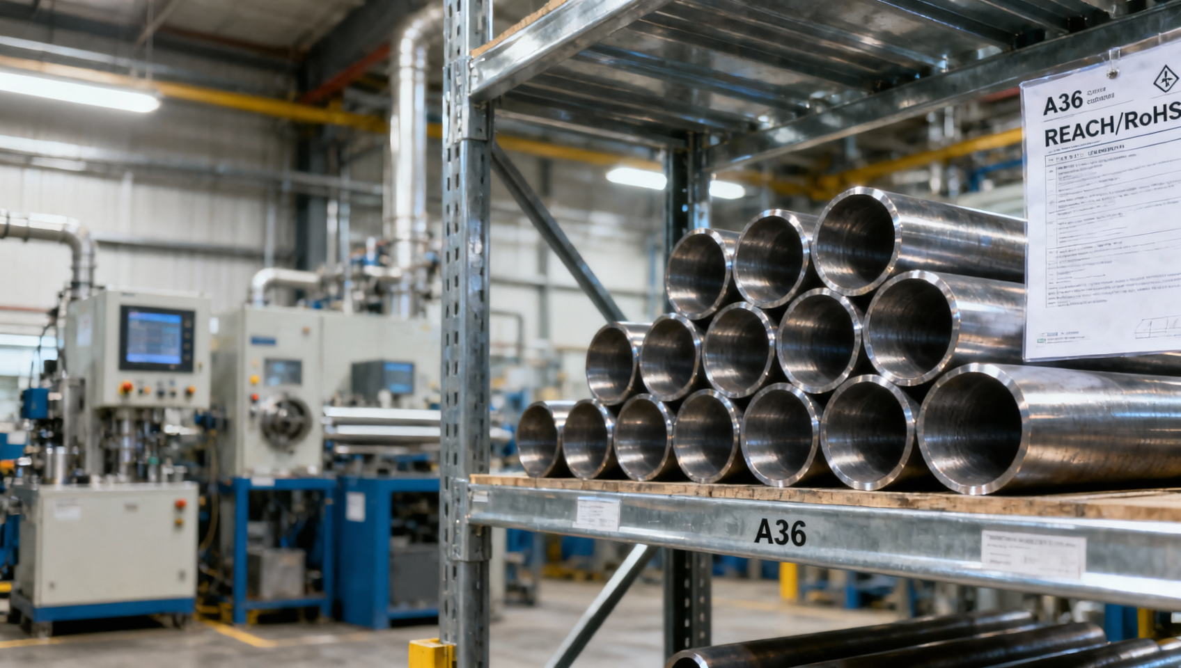 Is your A36 Carbon Steel Round Bar supplier in China audited for export compliance (REACH, RoHS, customs HS code accuracy)?