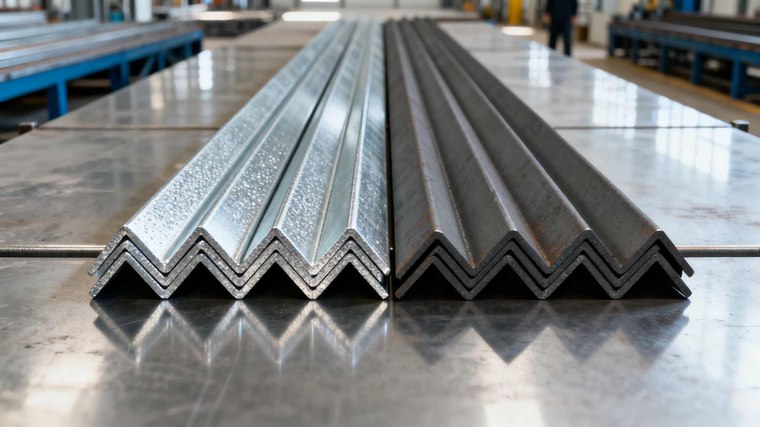 Galvanized Iron Angle vs Mild Steel Angle: 5 Key Differences for Project Managers